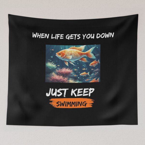 Item preview, Just keep swimming designed and sold by Jenswhim.