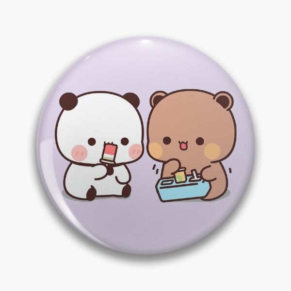 Item preview, Bubu and Dudu Ice cream | Cute Bear Couple | Panda Yier | Bubu Brownie Bear designed and sold by valeriehsin.