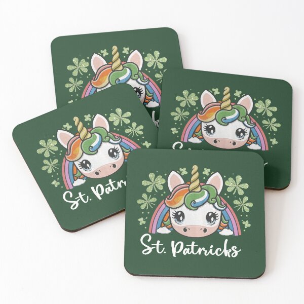 Item preview, Cute Unicorn Face St Patricks Day  designed and sold by MindFrank.