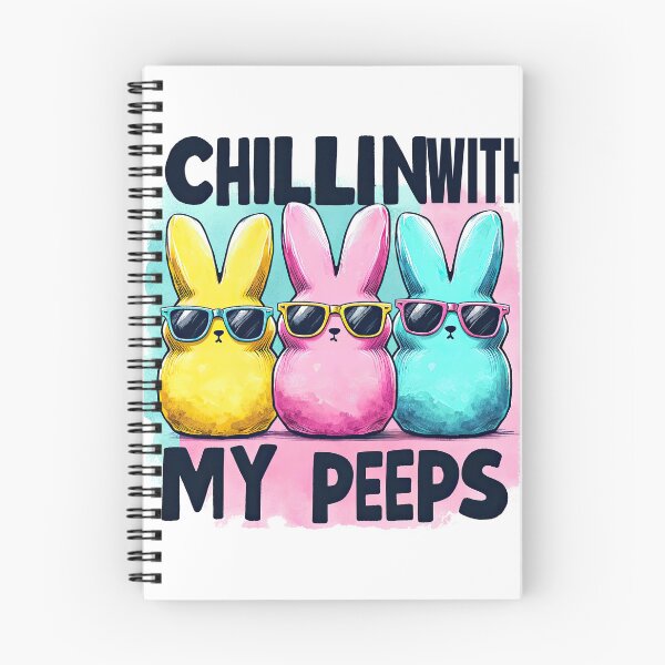 Item preview, Funny Chillin With My Peeps Easter Bunny Hanging Tee designed and sold by MAPDDesigns.