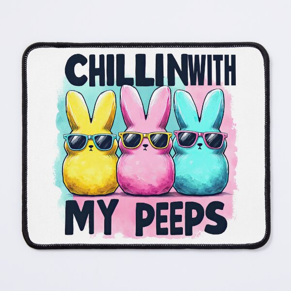 Item preview, Funny Chillin With My Peeps Easter Bunny Hanging Tee designed and sold by MAPDDesigns.