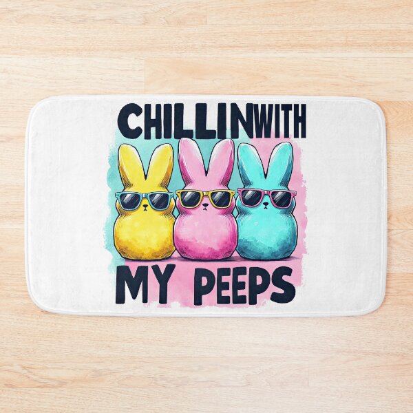 Item preview, Funny Chillin With My Peeps Easter Bunny Hanging Tee designed and sold by MAPDDesigns.