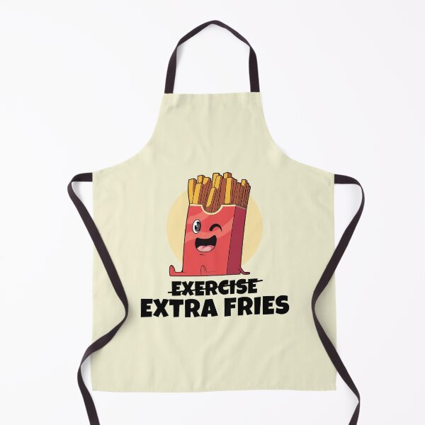 Item preview, Exercise? Extra Fries! (on light colors) designed and sold by messy-nessie.