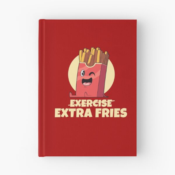 Item preview, Exercise? Extra Fries! (on dark colors) designed and sold by messy-nessie.