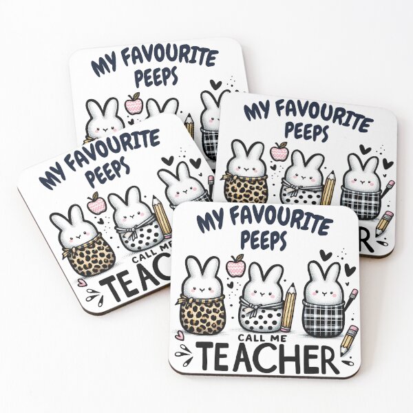 Item preview, Funny Teaching My Favorite Peeps Easter Day Teacher T-Shirt designed and sold by MAPDDesigns.