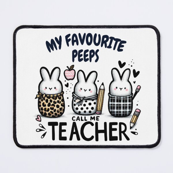 Item preview, Funny Teaching My Favorite Peeps Easter Day Teacher T-Shirt designed and sold by MAPDDesigns.