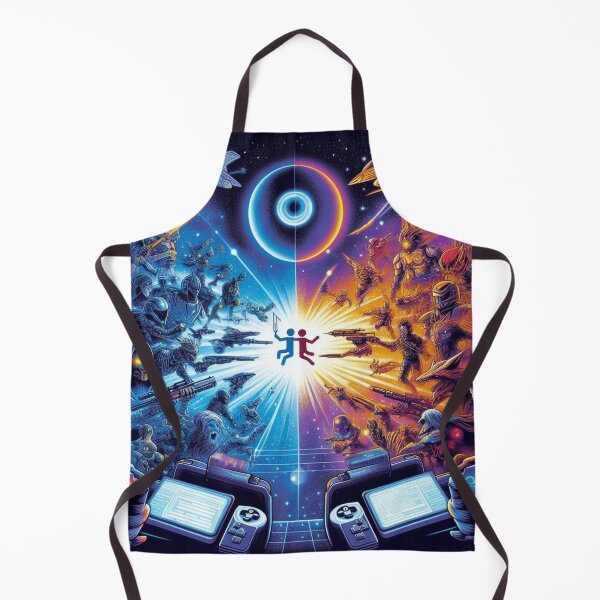 Item preview, Galactic Battle Royale - A Cosmic Dance of Warriors designed and sold by Wonderall.