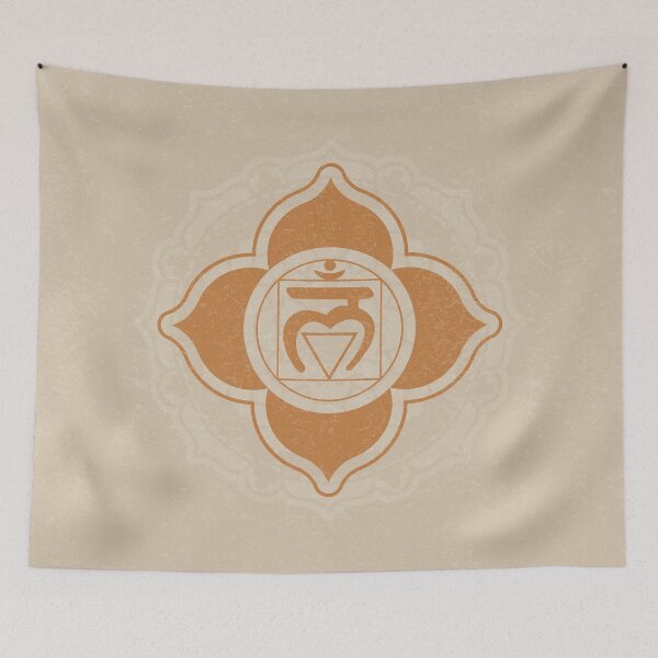 Item preview, Root Chakra Mandala - Dove + Rust designed and sold by Irene Estelle.