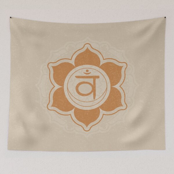 Item preview, Sacral Chakra Mandala - Dove + Rust designed and sold by Irene Estelle.