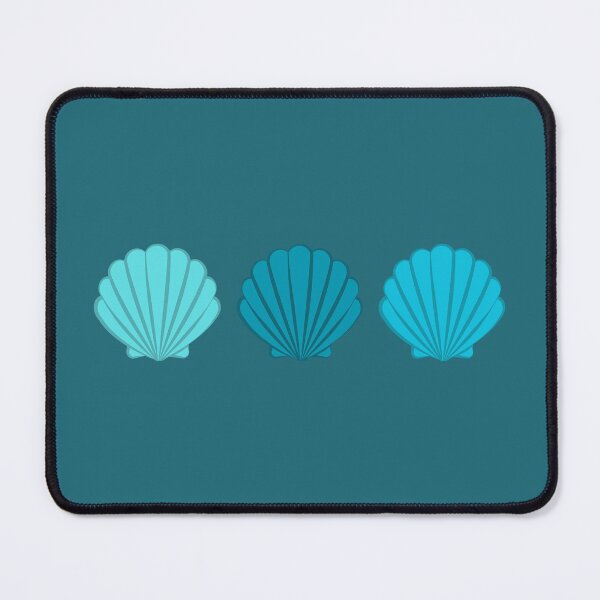 Item preview, blue monochrome seashells  designed and sold by Alleyy81.