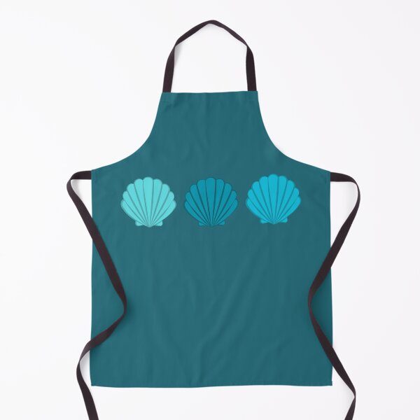 Item preview, blue monochrome seashells designed and sold by Alleyy81.