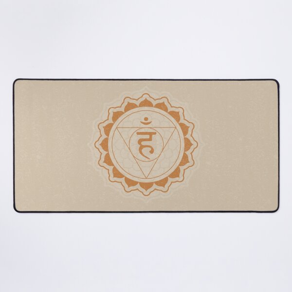 Item preview, Throat Chakra Mandala - Dove + Rust designed and sold by Irene Estelle.