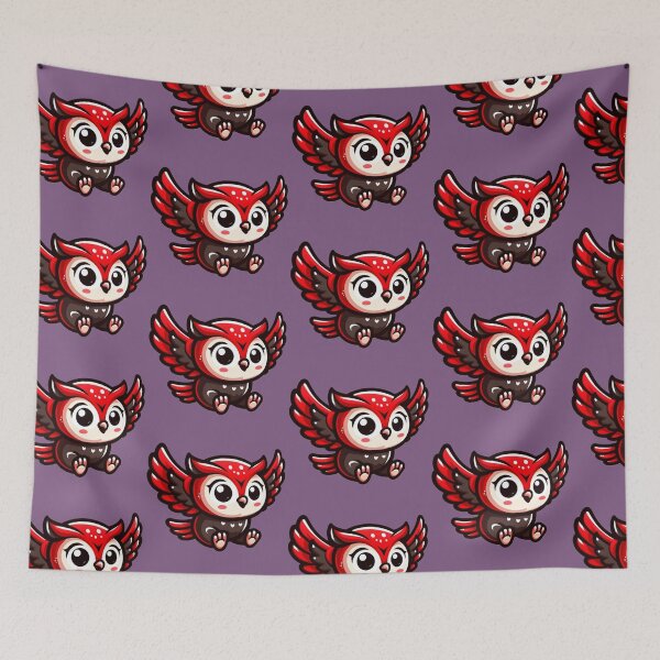 Item preview,  Cute Red Owl, Adorable Owl, Owl Clipart designed and sold by SnuggleSafari.