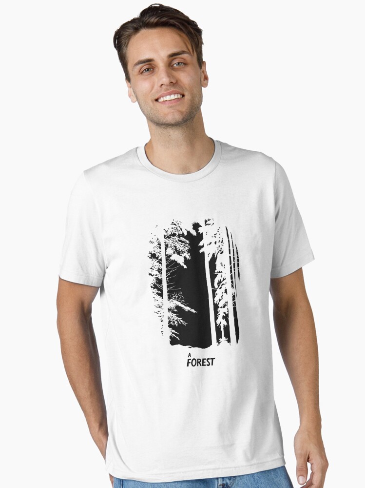 Thumbnail 1 of 7, Essential T-Shirt, The Cure A Forest reverse designed and sold by LapinMagnetik.