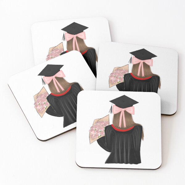 Artikelvorschau, Kokette Studentin mit braunen Haaren und rosa Rosen entworfen und verkauft von SMillustrations.