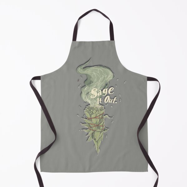 Item preview, Purify Your Aura - Sage It Out Smoke Illustration designed and sold by Spirit47.