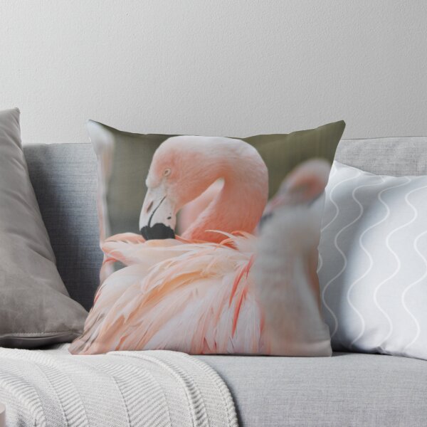 Item preview, flamingo Preening  designed and sold by LJarts.