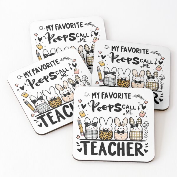 Item preview, Funny Teaching My Favorite Peeps Easter Day Teacher T-Shirt designed and sold by MAPDDesigns.