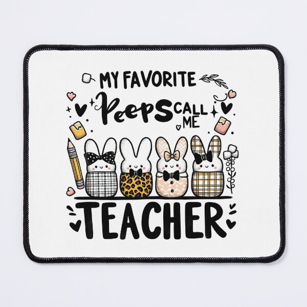 Item preview, Funny Teaching My Favorite Peeps Easter Day Teacher T-Shirt designed and sold by MAPDDesigns.
