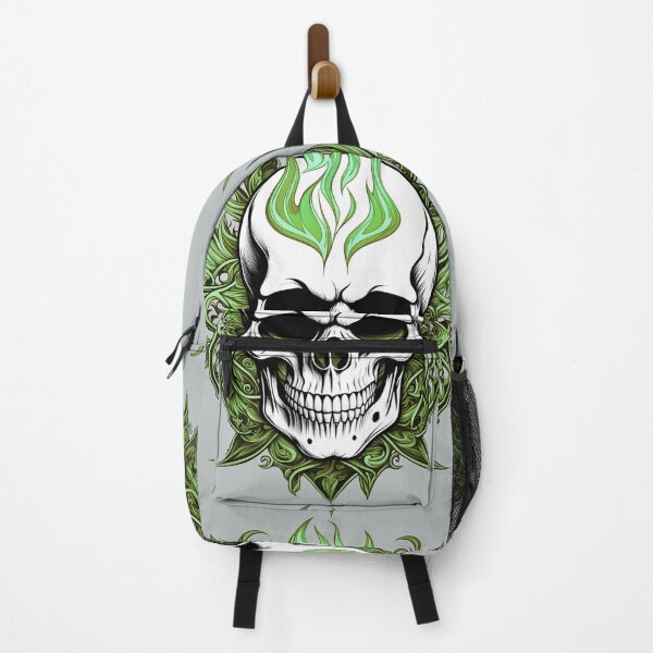 Item preview, Green Flaming Skull designed and sold by SumSnarky.