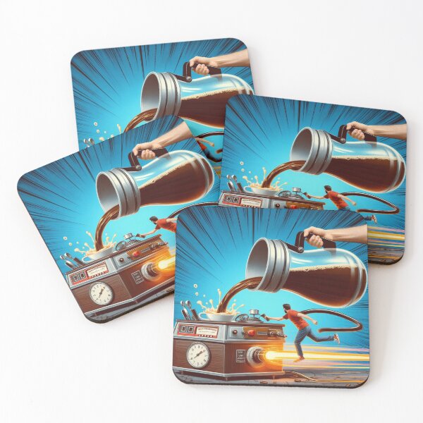 Item preview, **Energize Your Mornings - Artistic Coffee Explosion** designed and sold by Wonderall.