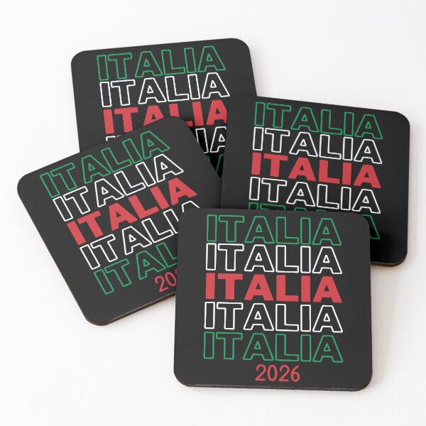 Item preview, Italia 2026 Minimalist Design for Dark Backgrounds designed and sold by Nicholson Street Creative.