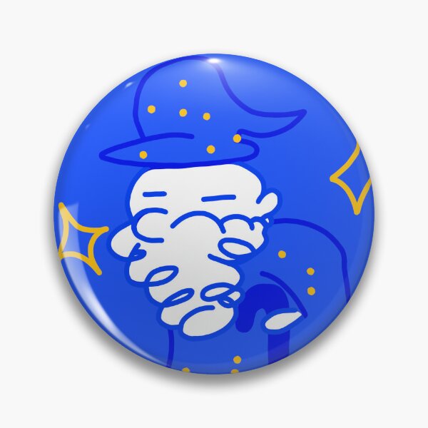 Item preview, Party Game Wizard - Blue/Starry designed and sold by ClumsyPillbug.