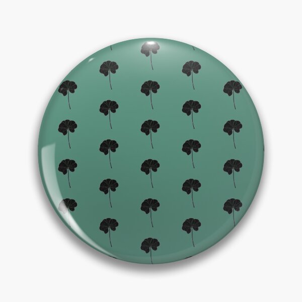 Item preview, 50s Mint Green Black Mini Clovers Real 5 Leaf Clover St. Patrick's Day designed and sold by kattakitty.