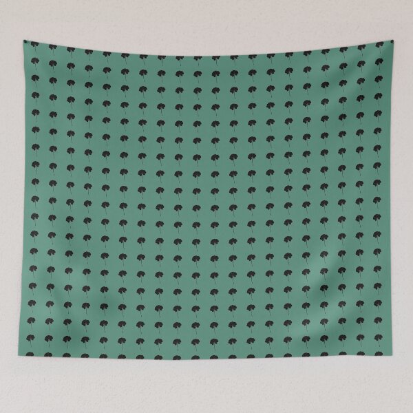 Item preview, 50s Mint Green Black Mini Clovers Real 5 Leaf Clover St. Patrick's Day designed and sold by kattakitty.