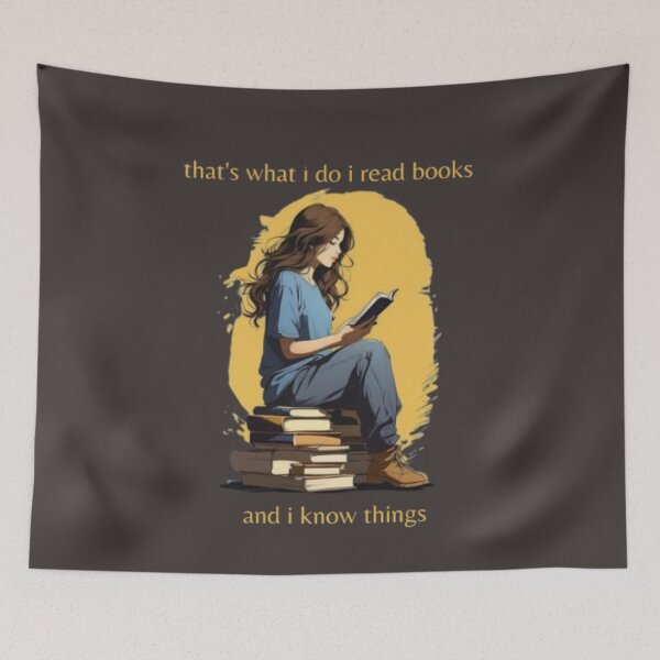 Item preview, That's What I Do I Read Books and I Know Things -  designed and sold by AdesignTEE.
