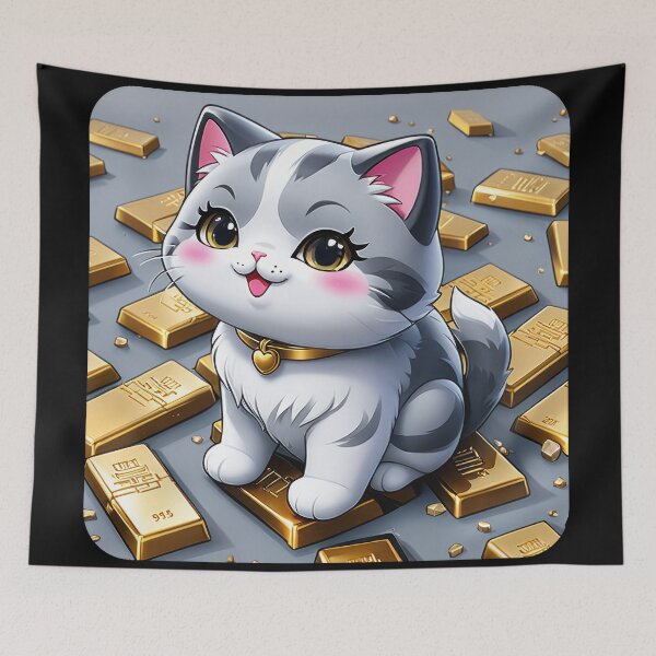 Item preview, Kawaii Rich Cat designed and sold by duke818.