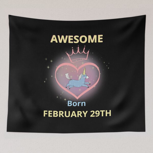 Item preview, Awesome born February 29th designed and sold by NexCreation.
