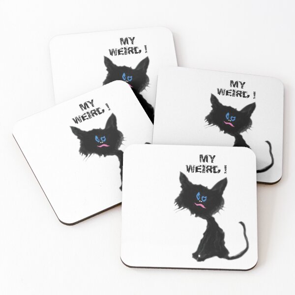 Item preview, Bela - Black kitten  "My Weird," designed and sold by IDoMatterROSASS.