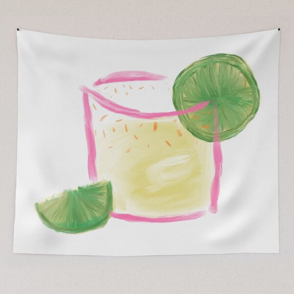 Item preview, spicy watercolor margarita designed and sold by abbywalk.