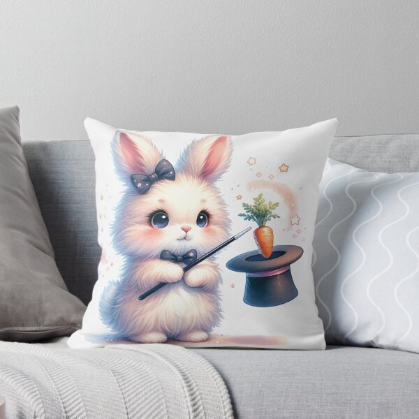 Item preview, Bunny pulling carrot out of hat designed and sold by FurryBliss.