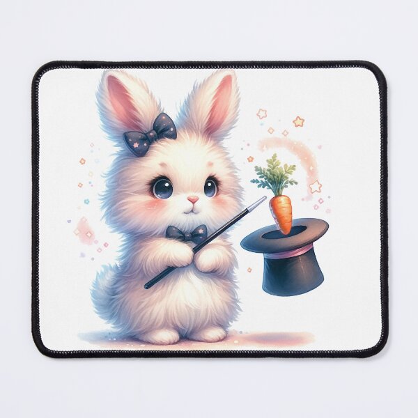 Item preview, Bunny pulling carrot out of hat designed and sold by FurryBliss.