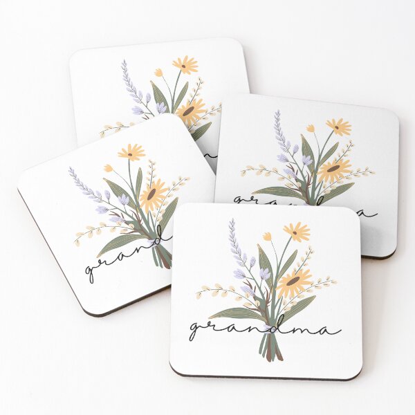 Item preview, Adorable Grandma Floral Design: Sweet Blooms for a Special Grandmother designed and sold by Frogs All Mighty  & Friends.