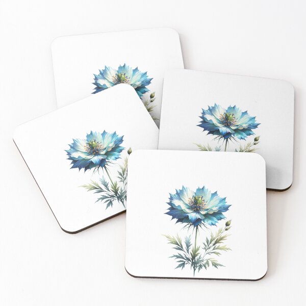 Item preview, Stunning Blue and White Blossom Art: Exquisite Floral Painting for Home Decor and Botanical Enthusiasts - Perfect Addition to Any Collection designed and sold by AlphaPODMonkey.