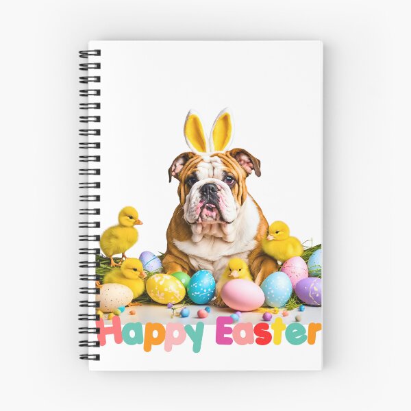 Item preview, Happy Easter English Bulldog Bunny designed and sold by Fredster1966.