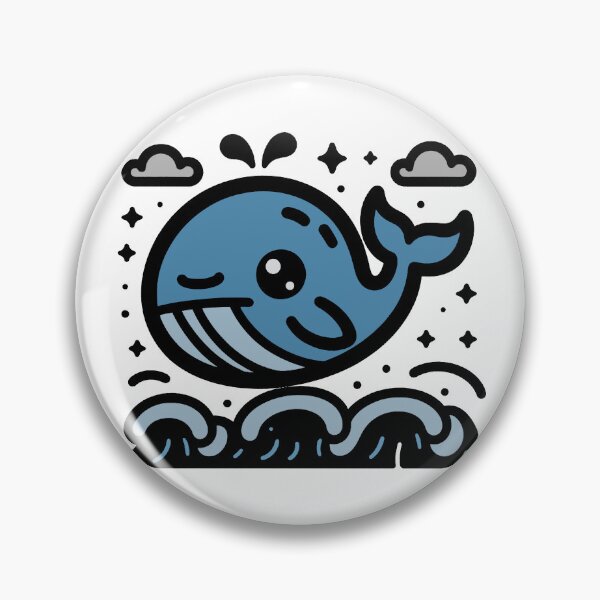 Item preview, Whale Kawaii Surfing designed and sold by AdamMuranski.