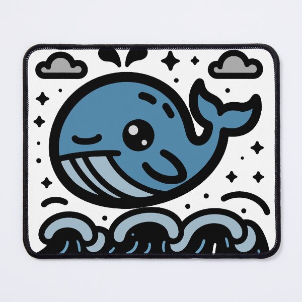 Item preview, Whale Kawaii Surfing designed and sold by AdamMuranski.