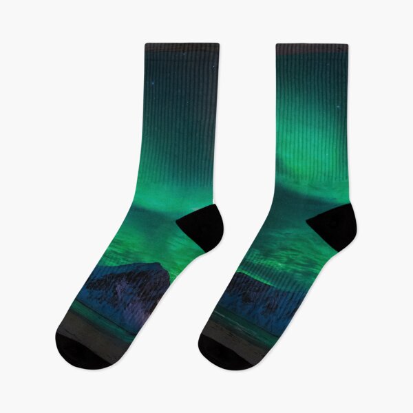 Item preview, Greenland Northern Lights Aurora Borealis Arctic Scenery designed and sold by GraTEEtude.