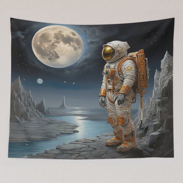 Item preview, Phosphorescent moon miner. designed and sold by Cherryblossom50.