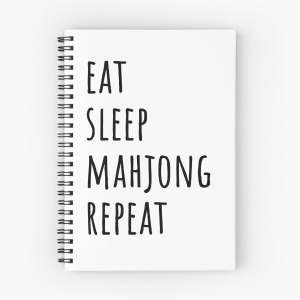 Item preview, Eat Sleep Mahjong Repeat designed and sold by EmeraldeaArt.