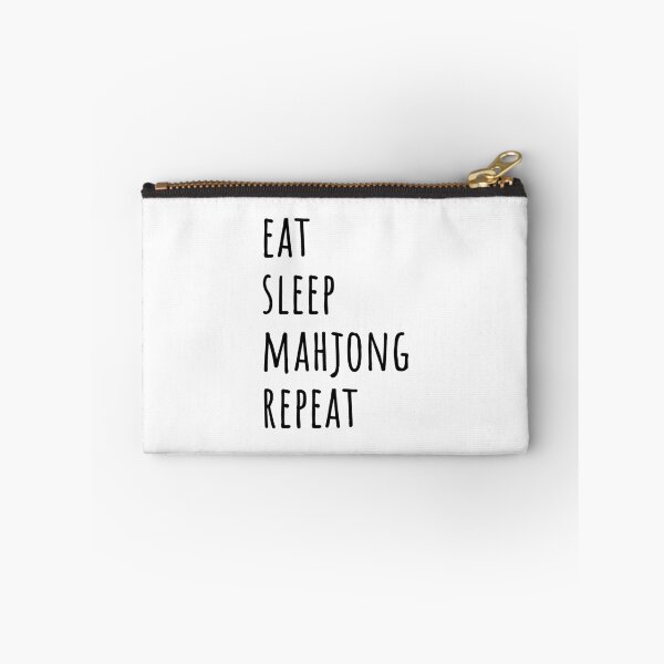Item preview, Eat Sleep Mahjong Repeat designed and sold by EmeraldeaArt.