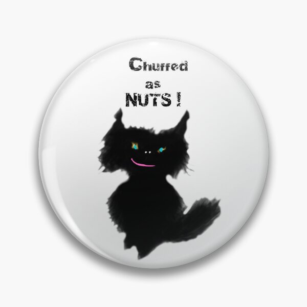 Item preview, Nutty - Black kitten  "Chuffed as Nuts," designed and sold by IDoMatterROSASS.