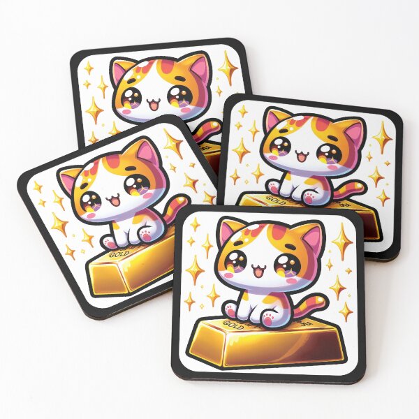 Item preview, Cat On A Gold Bar designed and sold by duke818.