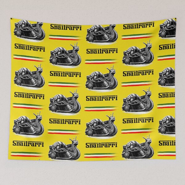 Item preview, Turbo snail Ferrari Snailrarri  funny parody designed and sold by Inayvision.