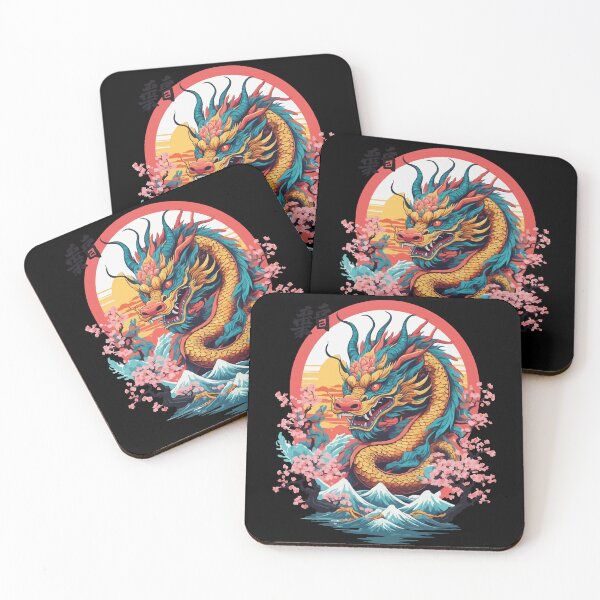 Item preview, Japanese Dragon Design Aesthetic Streetwear designed and sold by LuminOrb.