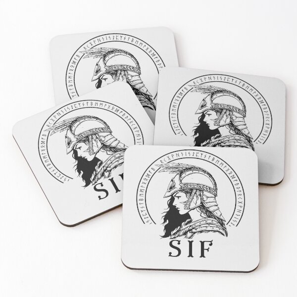Item preview, Sif Viking Goddess of Norse Mythology with runes designed and sold by Lady-Frost.